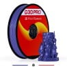 1353 - Filament 3D Silk Glossy 500g Bleu 1.75 mm
