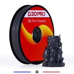Filament 3D Silk Glossy 500g Argent Noir 1.75 mm