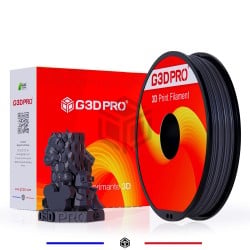 Filament 3D Silk Glossy 500g Argent Noir 1.75 mm