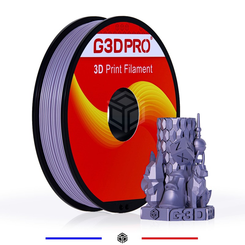 Filament 3D Silk Glossy 500g Violet Lavande 1.75 mm