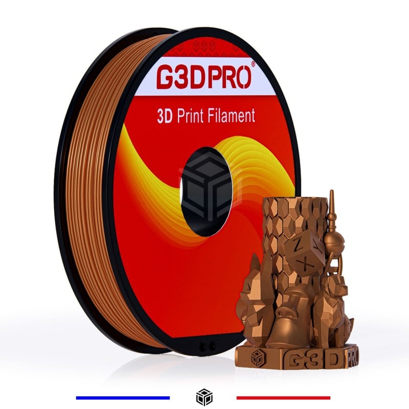 Filament 3D Silk Glossy 500g Cuivre Rouge 1.75 mm Filament 3D Silk Glossy 500g Cuivre Rouge 1.75 mm