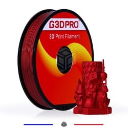 Filament 3D paillette 500g Rouge Scarlet PLA 1.75 mm