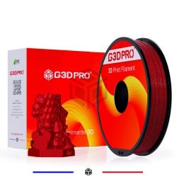 Filament 3D paillette 500g Rouge Scarlet PLA 1.75 mm