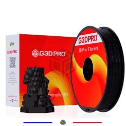 Filament 3D paillette 500g Noir Diamant PLA 1.75 mm