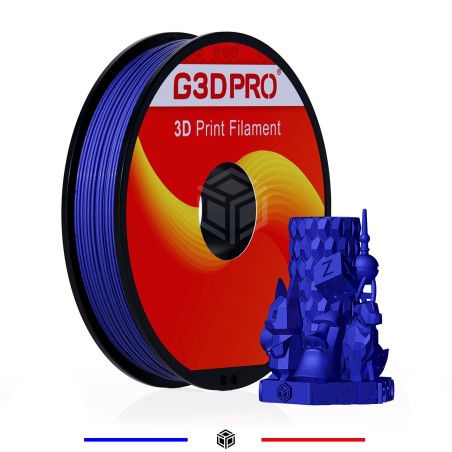 Filament 3D paillette 500g Bleu PLA 1.75 mm
