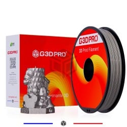 Filament 3D paillette 500g Transparent PLA 1.75 mm