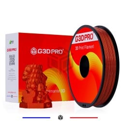 Filament 3D paillette 500g orange PLA 1.75 mm