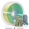 4345 - Fil 3D PLA TRICOLORE SILK GLOSSY ORION1kg 1.75 mm VERT JAUNE LAVANDE