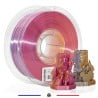 4346 - Fil 3D PLA TRICOLORE SILK GLOSSY SOLARIS 1kg 1.75 mm VIOLET CYAN ORANGE