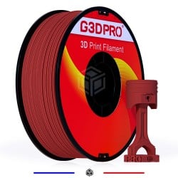 Filament 3D PETG G3D PRO® 1 Kg 1.75 mm Rouge Mat