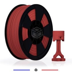 Filament 3D PETG G3D PRO® 1 Kg 1.75 mm Rouge Mat