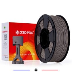 Filament 3D PETG G3D PRO® 1 Kg 1.75 mm Gris Mat
