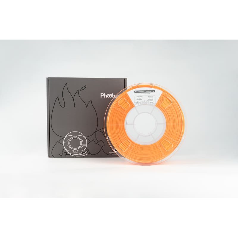 Fil 3D ABS orange avec 25% de fibre de verre - 1kg - 1,75mm
