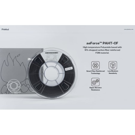 Fil 3D Nylon chargé en fibre de carbone - 1kg - 1,75mm