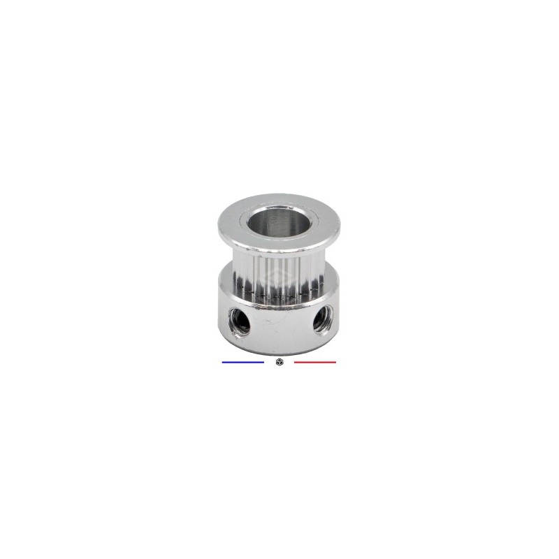 Poulie de distribution 20 dents alésage 3mm pour courroie de 6mm