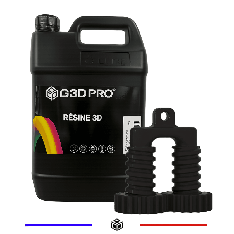 Bidon de 5L de résine Engineering Noir - Haute résistance