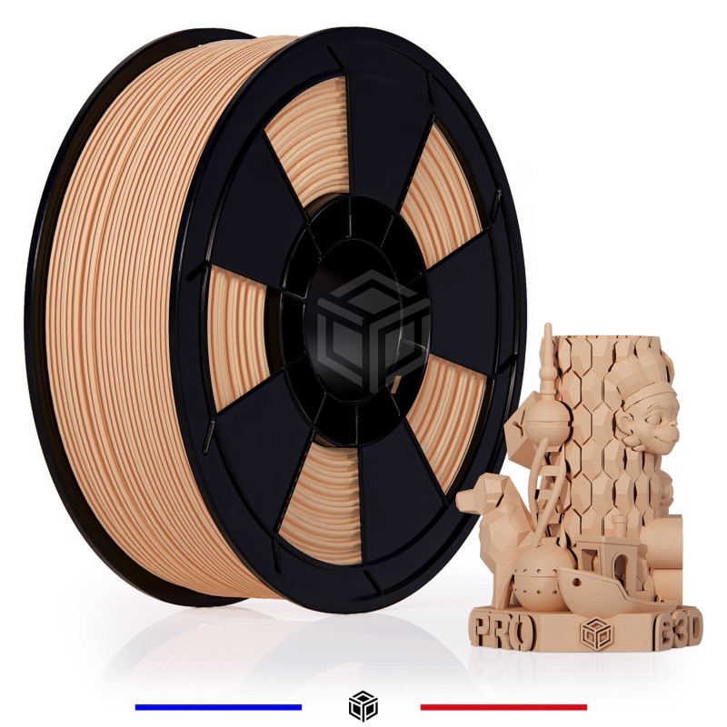 Filament pour imprimante 3D PETG couleur Peau 1kg, 1,75mm