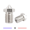 Buse 0,3mm E3D V6 V5 1,75mm Acier inoxydable pour filament chargé en carbone