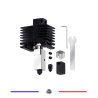 Hotend Bambu Lab X1 et X1C avec chaussette et clé de changement - 0,4mm acier trempé