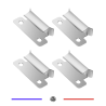 Lot de 4 pinces pour plateau chauffant Creality (Ender)