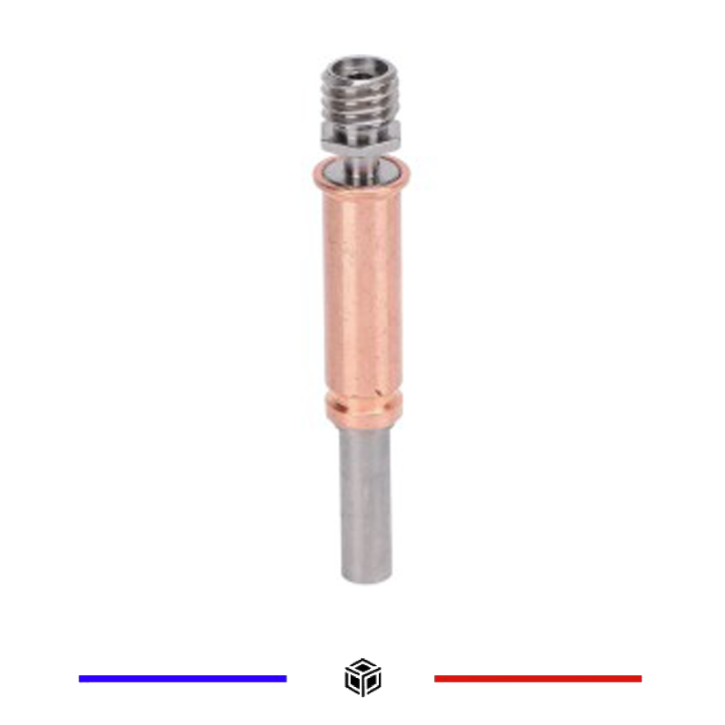 Tube de gorge pour Anycubic Kobra 3 haute température en cuivre et titane