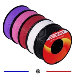Lot de 6 bobines de PETG en 1,75mm - couleurs au choix