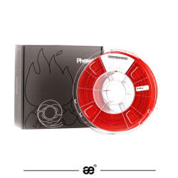 Fil 3D ABS chargé en fibre de verre à 25% - Rouge 1kg Phaetus