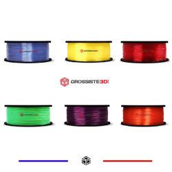 Pack 6 bobines PLA Translucide 1.75mm