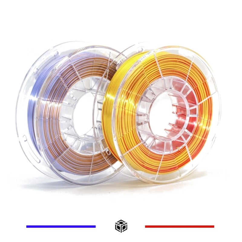 PACK PLA BICOLORE SILK GLOSSY 250G 1.75 mm