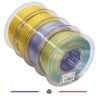 PACK PLA TRICOLORES & BICOLORES SILK GLOSSY 4x1 Kg 1.75 mm