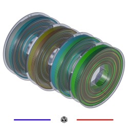 Pack 4 Saisons - 4 x 0,5 Kg 1.75 mm