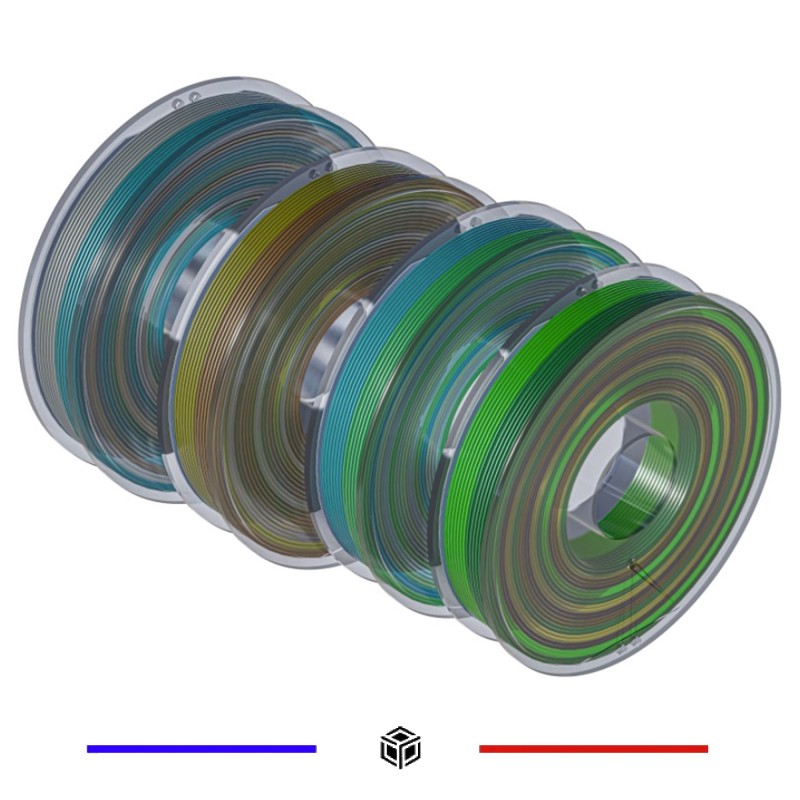 Pack 4 Saisons - 4 x 0,5 Kg 1.75 mm Pack 4 Saisons - 4 x 0,5 Kg 1.75 mm