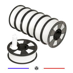 Pack Filament 3D ABS Blanc 1.75mm