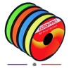 Pack Filament PLA Fluo 4×500g 1.75mm | Jaune, Bleu, Vert et Orange