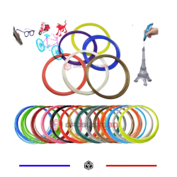 PACK 25 X 5 M RECHARGE STYLO 3D ABS 1.75 MM