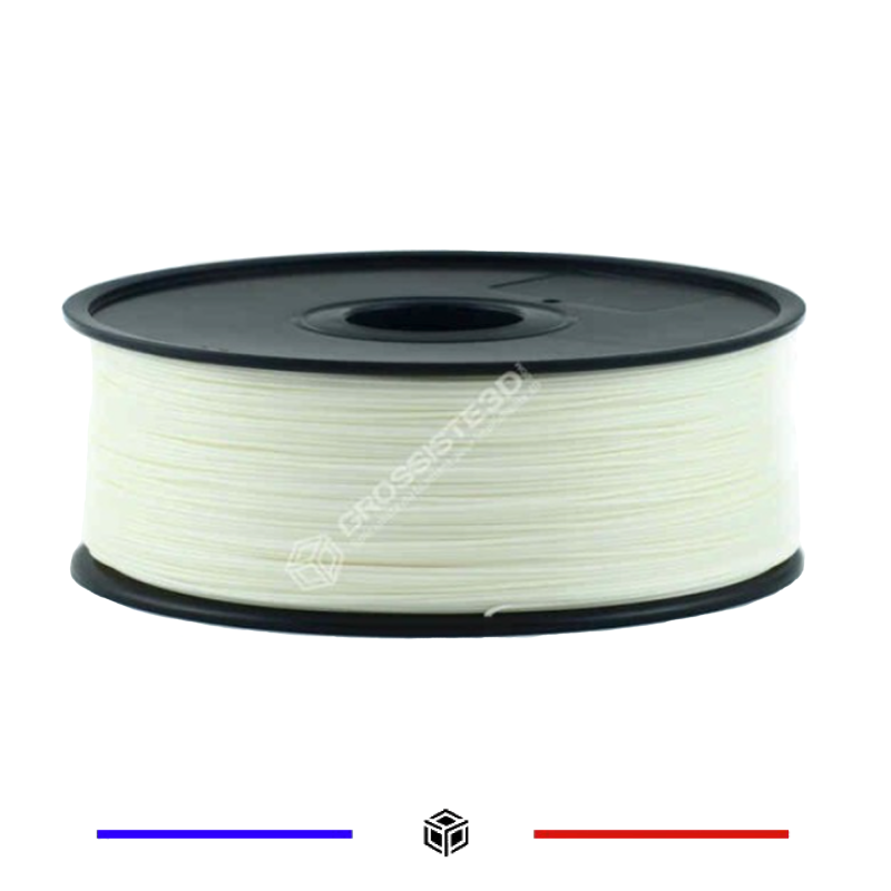 Filament 3D Nylon Blanc 3.00 mm