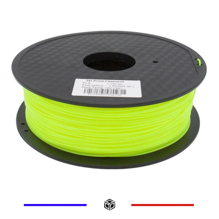 Filament 3D Fluorescent Jaune ABS 2.85 mm