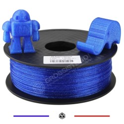 Filament 3D paillette Bleu PLA 1.75 mm