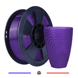Filament 3D PLA Translucide 500g Violet 1.75mm