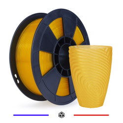 Filament 3D PLA Translucide 500g Orange 1.75mm