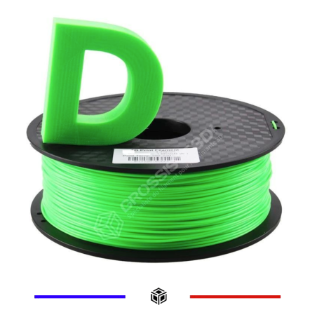 Filament 3D ABS Fluorescent 500g 1.75 mm Vert