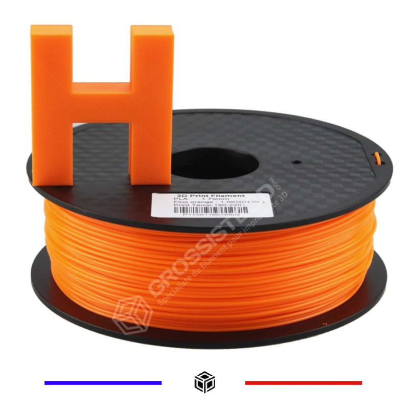 Filament 3D ABS Fluorescent 500g 1.75 mm Orange