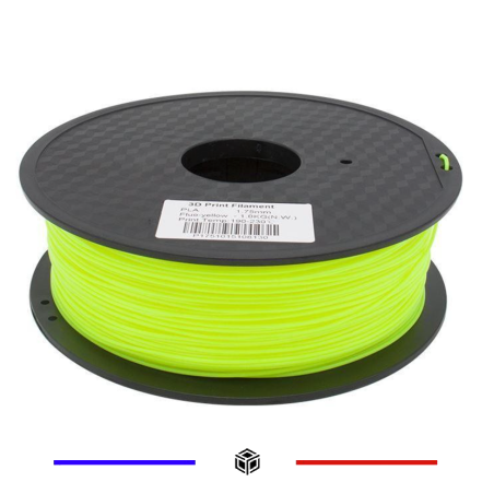 Filament 3D ABS Fluorescent  500g 1.75 mm Jaune