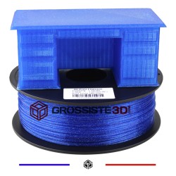 Filament 3D 2.85 mm paillette Bleu PLA