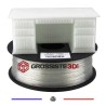Filament 3D 2.85 mm paillette transparent PLA
