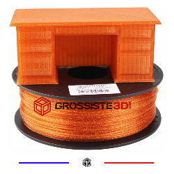 Filament 3D 2.85 mm paillette orange PLA