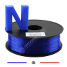 Filament PLA Translucide Bleu 2.85 mm – 1 Kg – Finition mi-transparent