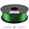 Filament PLA Translucide Vert 2.85 mm – 1 Kg – Finition lumineuse