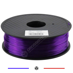 Filament PLA Translucide Violet 2.85 mm – 1 Kg – Transparent brillant