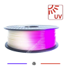 Filament 3D PLA Photosensible 500g Blanc au Violet 1.75mm